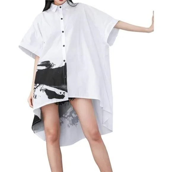 open lace back dress Taisley Oversized Batwing Maxi Dress With Tropical Print